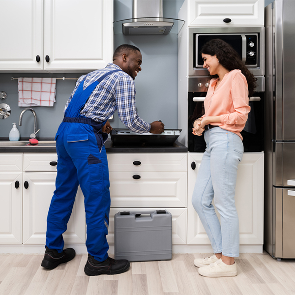 how long does it typically take to complete cooktop repair services in Bouton